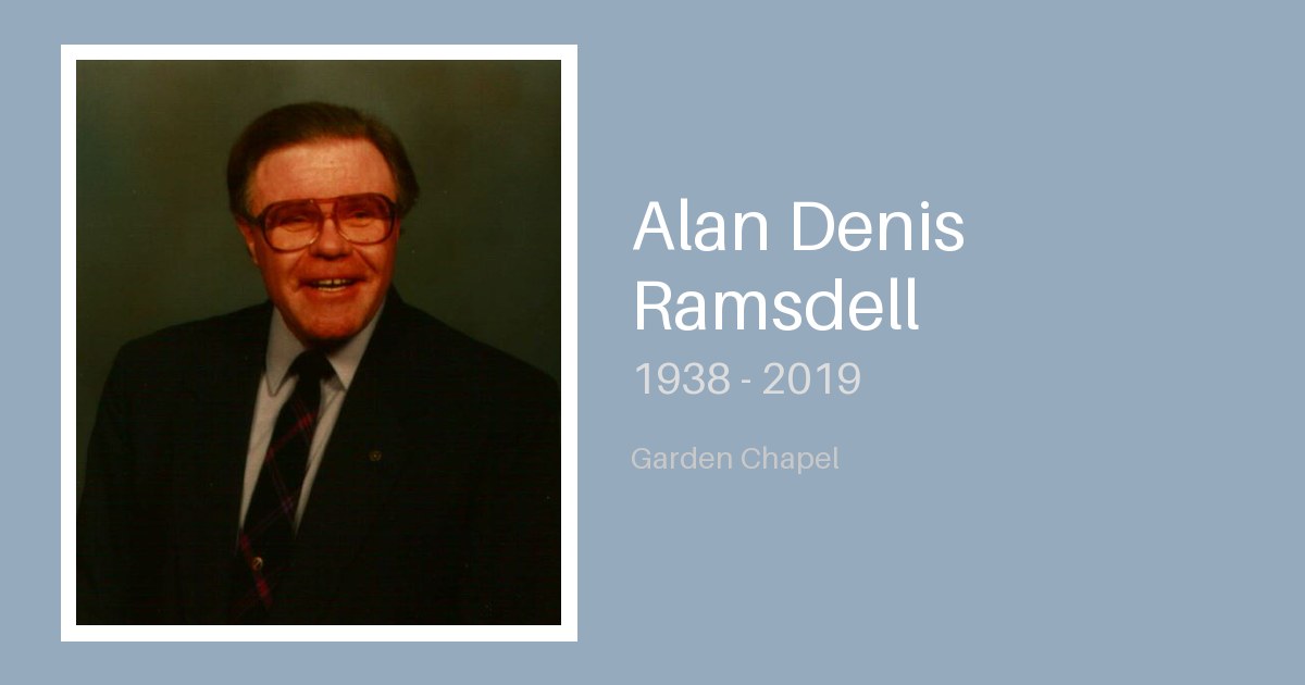 Alan Denis Ramsdell - Bunker Family Funerals