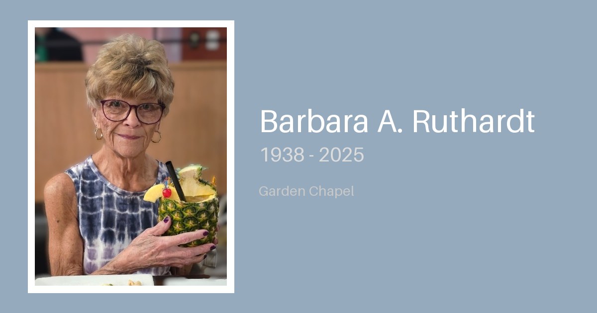 Barbara A. Ruthardt - Bunker Family Funerals