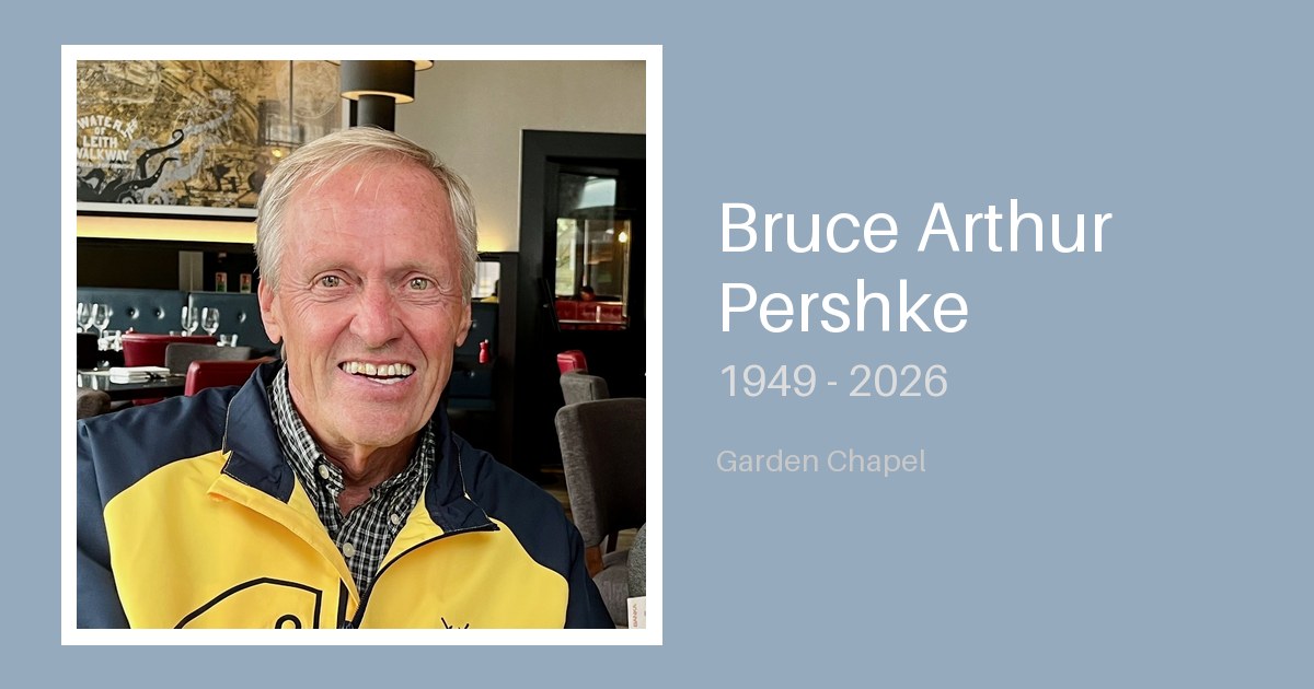 Bruce Arthur Pershke - Bunker Family Funerals
