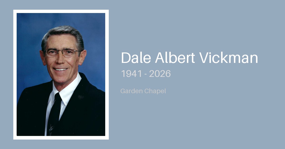 Dale Albert Vickman - Bunker Family Funerals