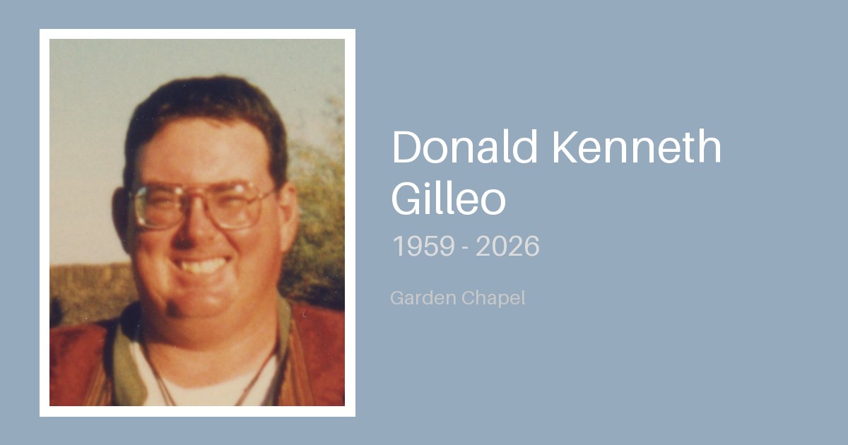 Donald Kenneth Gilleo - Bunker Family Funerals