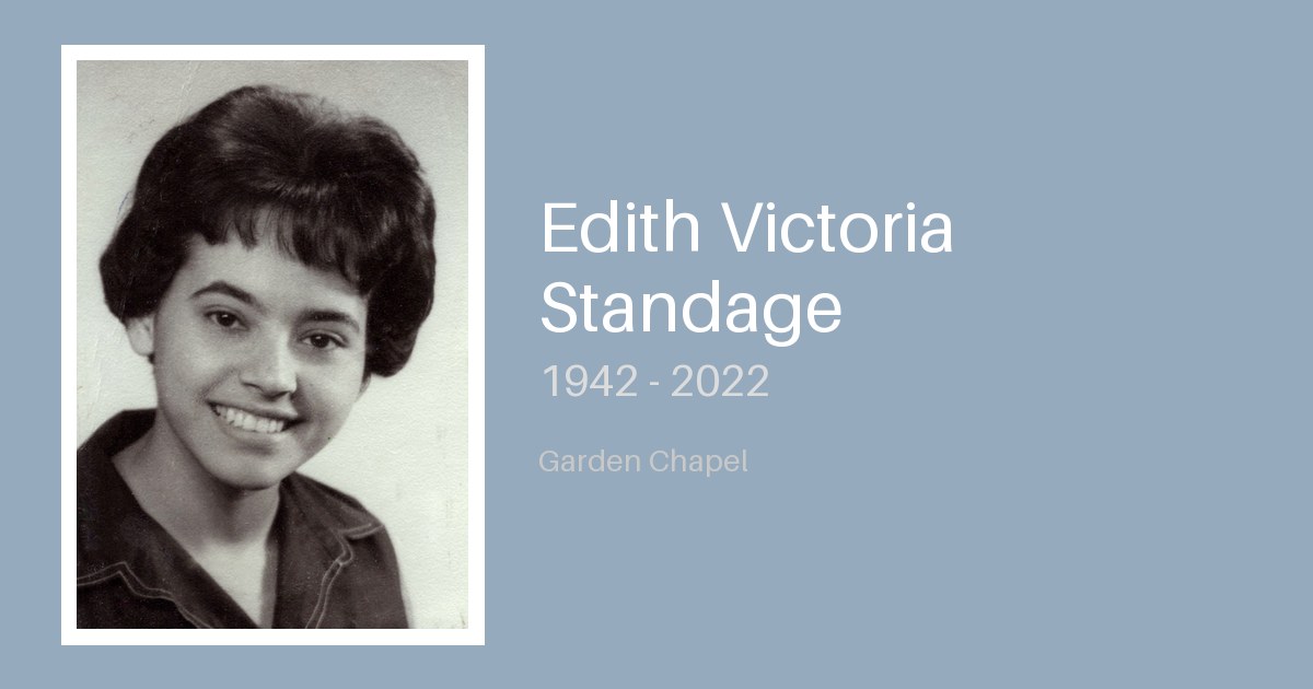 Edith Victoria Standage - Bunker Family Funerals