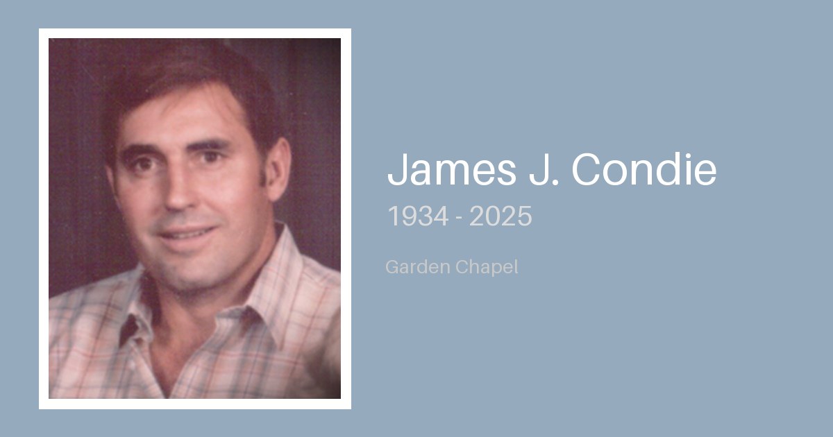 James J. Condie - Bunker Family Funerals