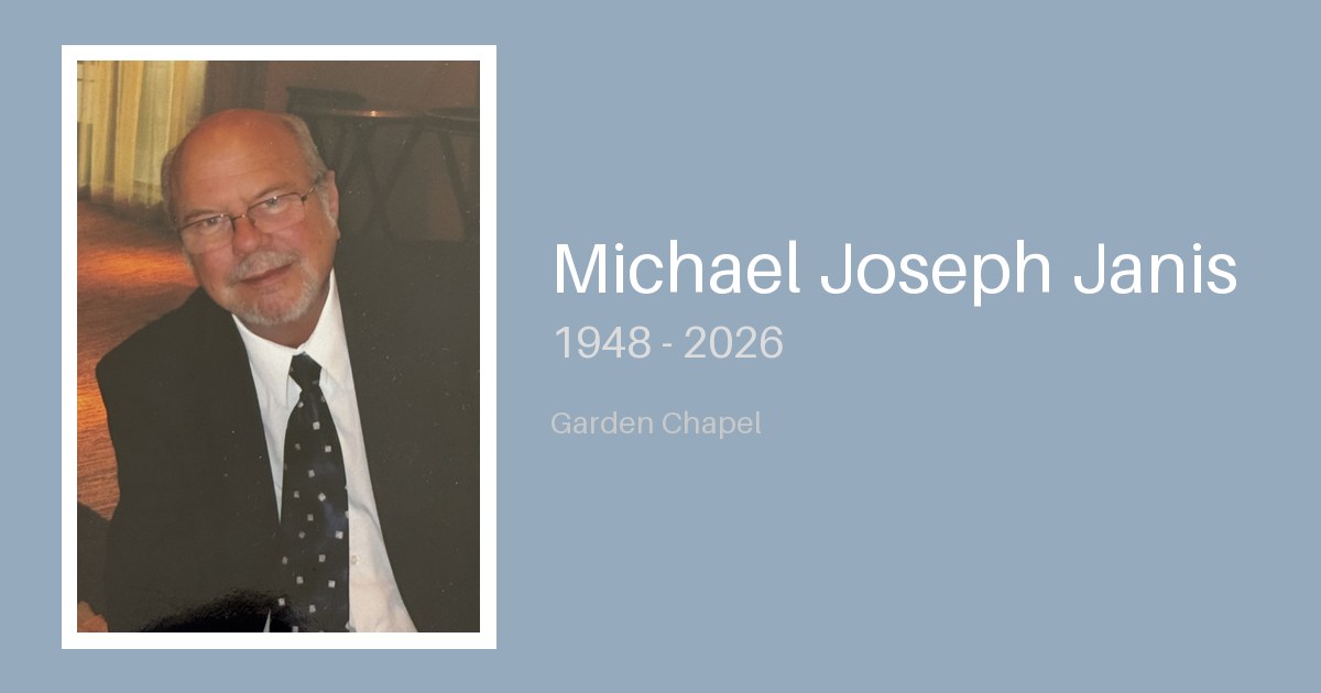 Michael Joseph Janis - Bunker Family Funerals