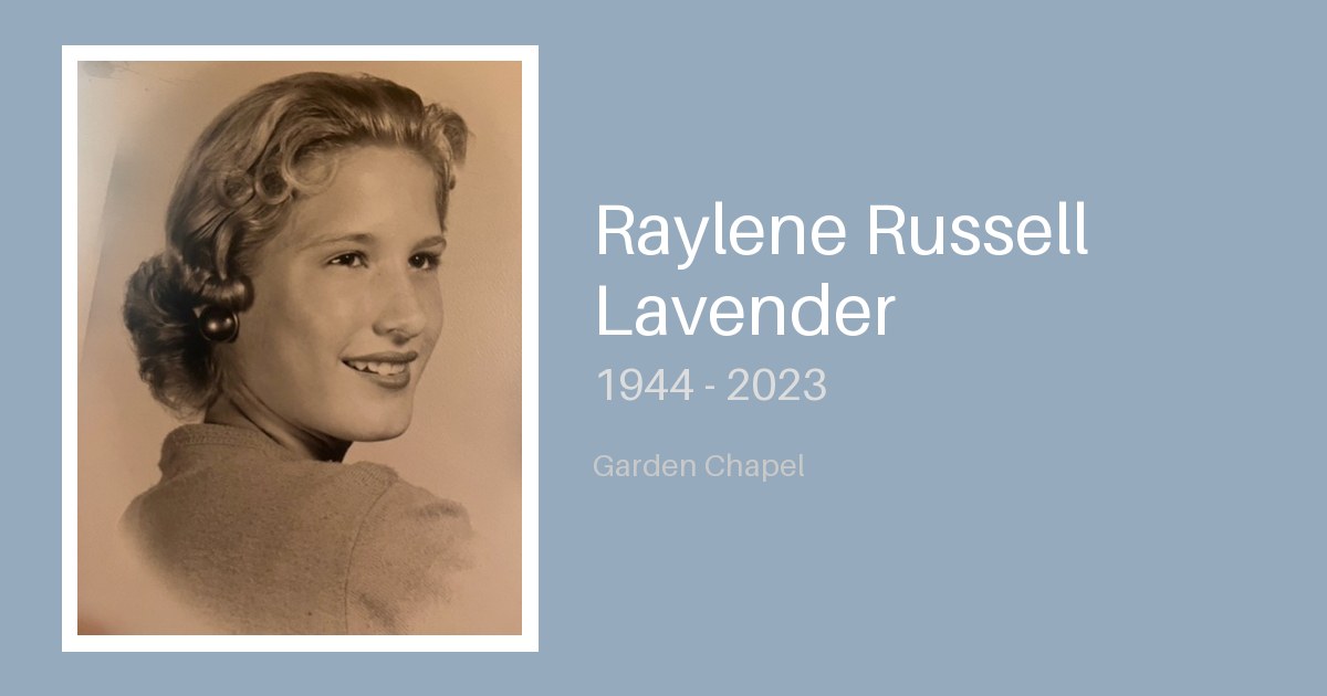 Raylene Russell Lavender - Bunker Family Funerals