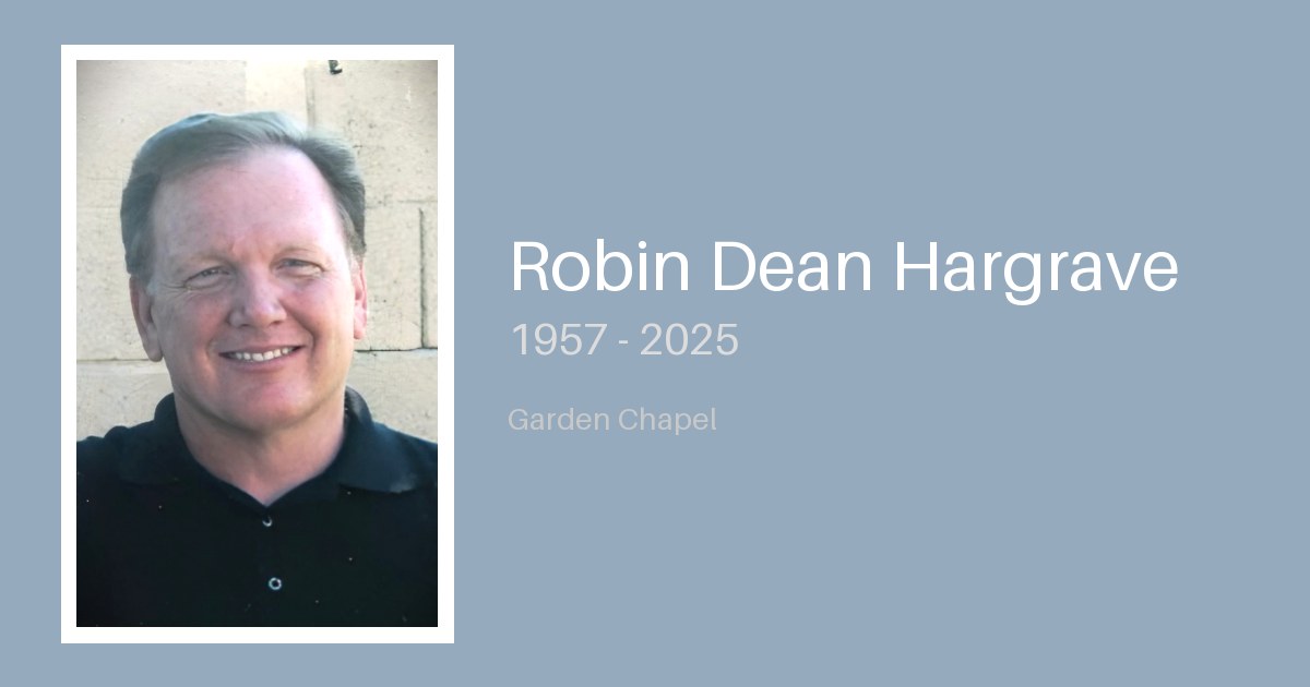 Robin Dean Hargrave - Bunker Family Funerals