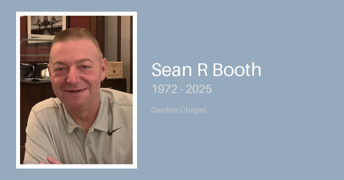 Sean R Booth - Bunker Family Funerals