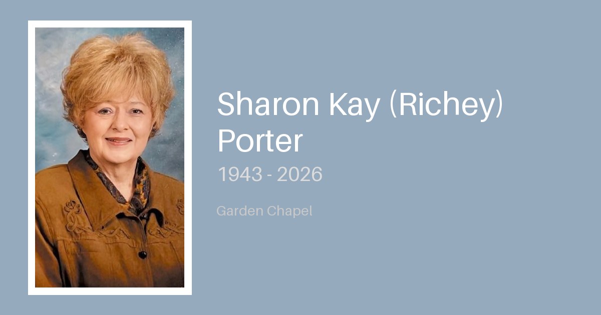 Sharon Kay (Richey) Porter - Bunker Family Funerals