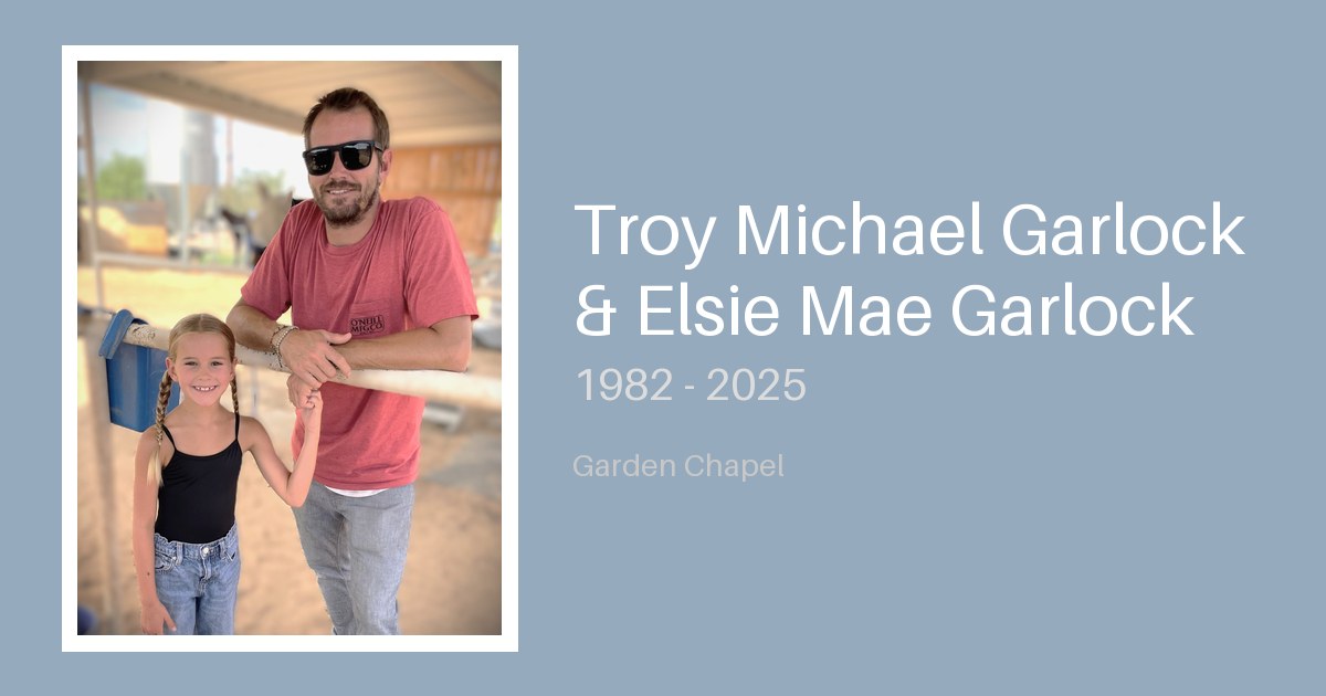 Troy Michael Garlock & Elsie Mae Garlock - Bunker Family Funerals