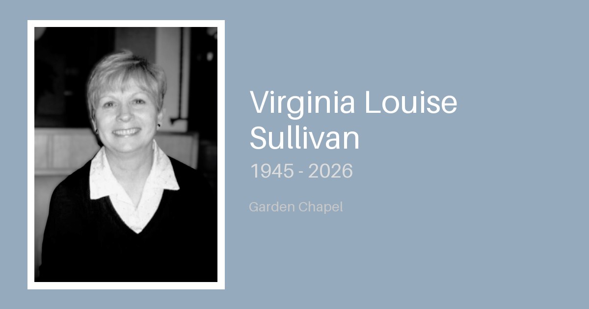 Virginia Louise Sullivan - Bunker Family Funerals